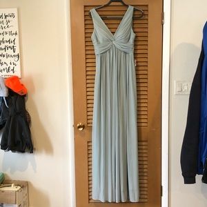 Birdy Grey lianna bridesmaid dress sage sz LG NWT